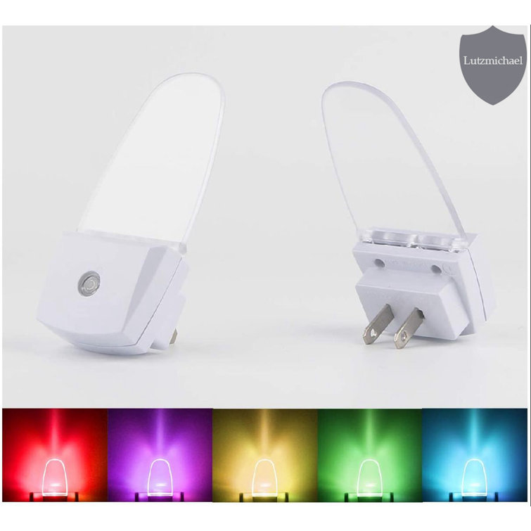 menggutong LED With Dusk To Dawn Sensor RGB Multicolor Night Light